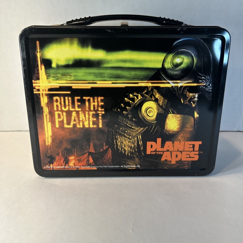 2001 Planet of the Apes Metal Lunchbox with Thermos NECA Movie Collectible